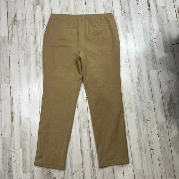 Talbots Petites Women's Brown Straight Leg Trousers Size 10P - Picture 3 of 3